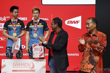 Juara ganda putra New Zealand Open 2019 diraih oleh "The Daddies"