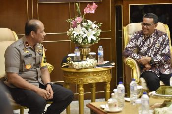 Gubernur Sulsel bertemu Wakapolda bahas sinergi polisi dan Satpol PP