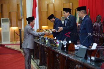 DPRD Sumsel rapat  Paripurna program pembentukan Perda