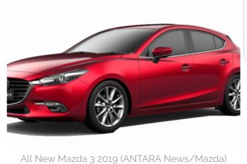Mazda 3 dipamerkan di Singapura Motor Show 2019