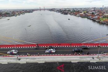 Jembatan Musi IV mulai dibuka untuk masyarakat umum