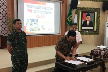 Bulan dana PMI di Yogyakarta kumpulkan Rp376 juta