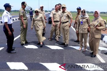 Pemkot Pekalongan pasang garis kejut di "interchange" tol Sokoduwet