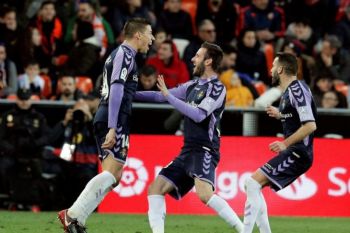 Valencia ditahan imbang Valladolid 1-1