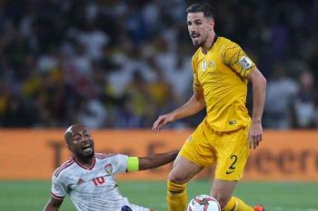 Bek Australia lakukan blunder, juara bertahan Piala Asia pun tersingkir