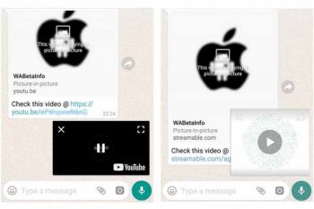 Fitur Picture in Picture dari WhatsApp