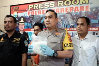 Polres Parepare tangkap pemilik sabu satu kilogram