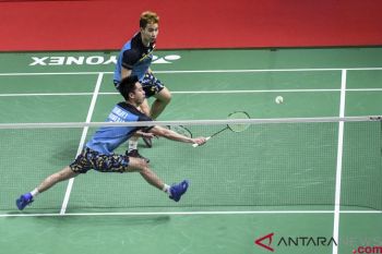 Taklukkan Denmark, Kevin/Marcus pastikan gelar untuk Indonesia