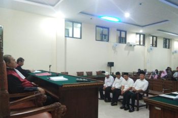 Empat terdakwa korupsi pembangunan Islamic Center Lampung Timur dituntut 18 bulan penjara