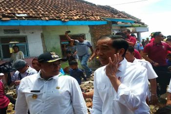 Presiden : Pemerintah Segera Bangun Rumah Warga