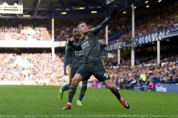 Gol Vardy antar Leicester pecundangi Everton di Goodison Park