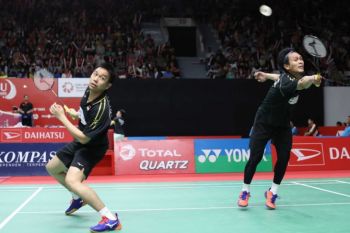Taklukkan Malaysia, Hendra/Ahsan lolos ke babak kedua Indonesia Masters
