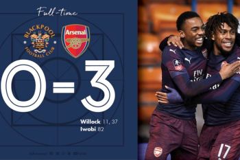 Tim lapis kedua loloskan Arsenal ke putaran keempat Piala FA
