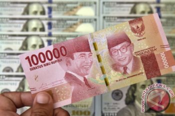 Rupiah Kamis sore menguat