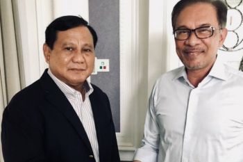 Anwar Ibrahim temui Prabowo Subianto