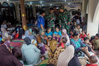 3.189 korban banjir Jateng masih bertahan di pengungsian