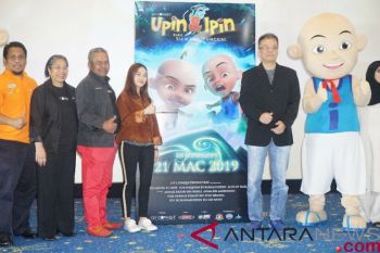 Malaysia tayangkan film "Upin &amp; Ipin Keris Siamang" Maret 2019