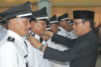 59 kepala desa terpilih dilantik, ini pesan Bupati Gumas