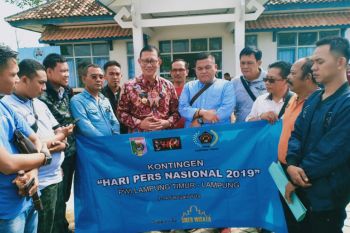 PWI Lampung Timur Hadiri HPN 2019 di Surabaya