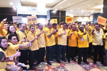 Airlangga paparkan keberhasilan Jokowi di hadapan kader Golkar Papua