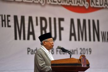 Ma'ruf Amin bantah dirinya dijadikan alat dalam Pilpres 2019