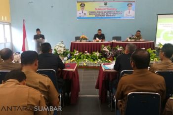 Kecamatan di Sijunjung kebut Musrenbang, pertajam usulan program dari nagari