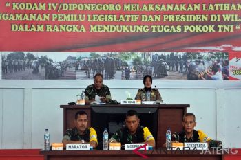 Korem 074/Warastratama Gelar TFG Pengamanan Pemilu 2019