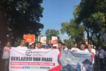 Aktivis milenial deklarasikan tolak hoaks