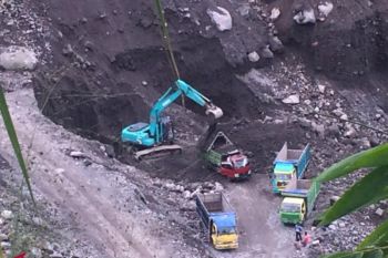 Penambangan pasir tidak terpengaruh peningkatan aktivitas Gunung Merapi