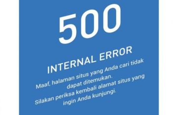 Situs resmi Kemkominfo sempat alami crash