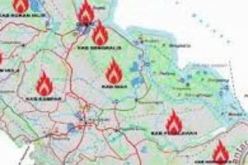 178 titik panas terdeteksi di Sumatera, mayoritas ada di Riau