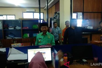 Wali Kota Bandarlampung Sidak Kehadiran ASN