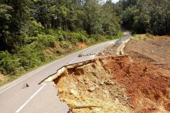 Jalan Muara Teweh - Benangin terancam putus