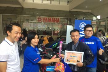 Yamaha beri kejutan hari kasih sayang kepada konsumen setia