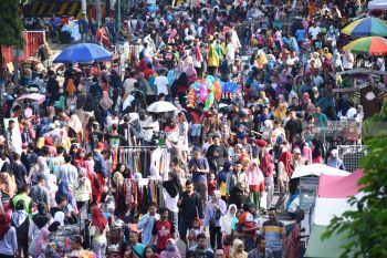 Pedagang Padati Area CFD Madiun
