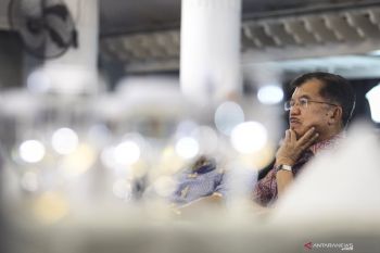 Ledakan di lokasi nobar debat hanya untuk menakut-nakuti, kata wapres