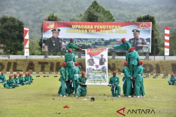 Atraksi Yong Moodo warnai pelantikan prajurit Bintara