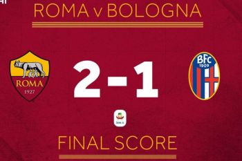 Roma Tundukkan Bologna 2-1