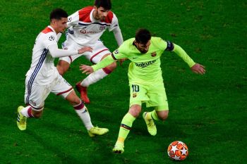 Bermain tanpa gol, Lyon bikin Barcelona frustasi