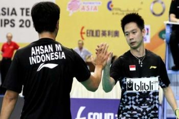 Kevin/Ahsan Tahan Ganda Hitachi Yang Bermain Galak