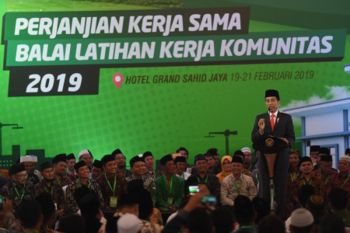 Presiden Jokowi targetkan bangun 3.000 BLK pesantren tahun 2020