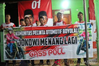 Seratusan Pencinta Otomotif Boyolali dukung Jokowi-Ma'ruf