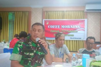 Danrem 132/Tadulako ajak jurnalis lawan berita hoax