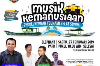 konser kemanusian ACT  persiapannya capai 90 persen