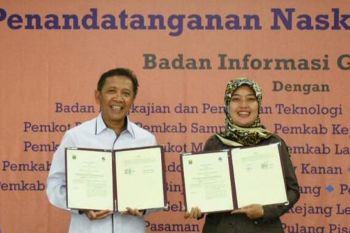 Lampung Timur-Badan Informasi Geospasial kerja sama