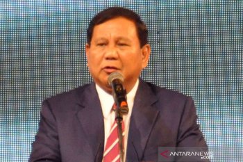 Prabowo hadir pada peringatan Hari Buruh