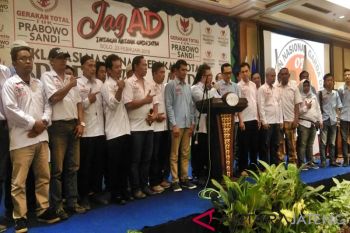 Relawan Jagad deklarasi dukung Prabowo-Sandiaga