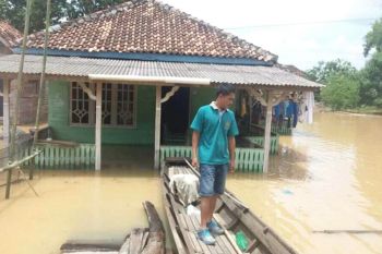 Koramil Mesuji Siap Siaga di Daerah Rawan Banjir
