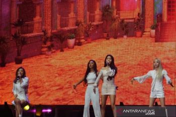 K-Pop MAMAMOO terkesima lihat penggemar di Indonesia