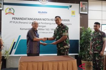 PLN libatkan TNI bangun infrastruktur di NTB